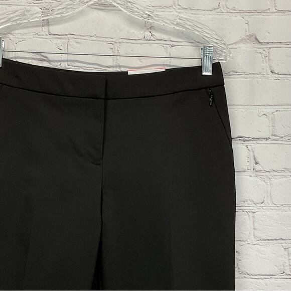 Rafaella Curvy Crop Pants Women's Size 4 Black Business Casual Travel Stretch - Picture 10 of 11